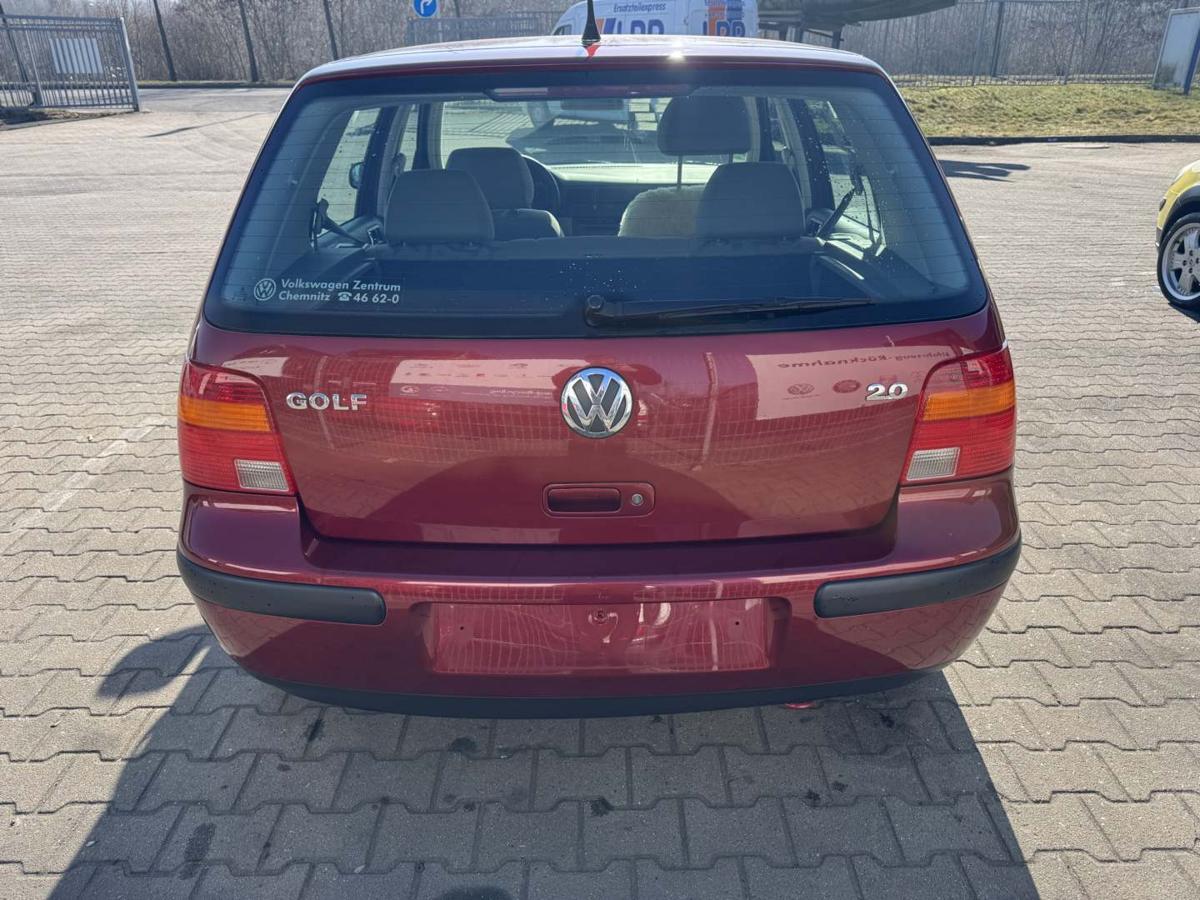 VW Golf 4 original Heckklappe mit Heckscheibe LC3K Canyonred Flie&szlig;heck Bj.2000